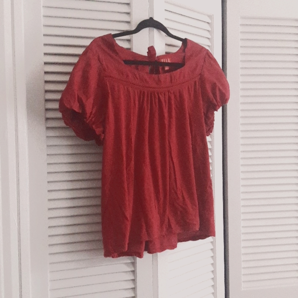 Short sleeve, MAGENTA blouse